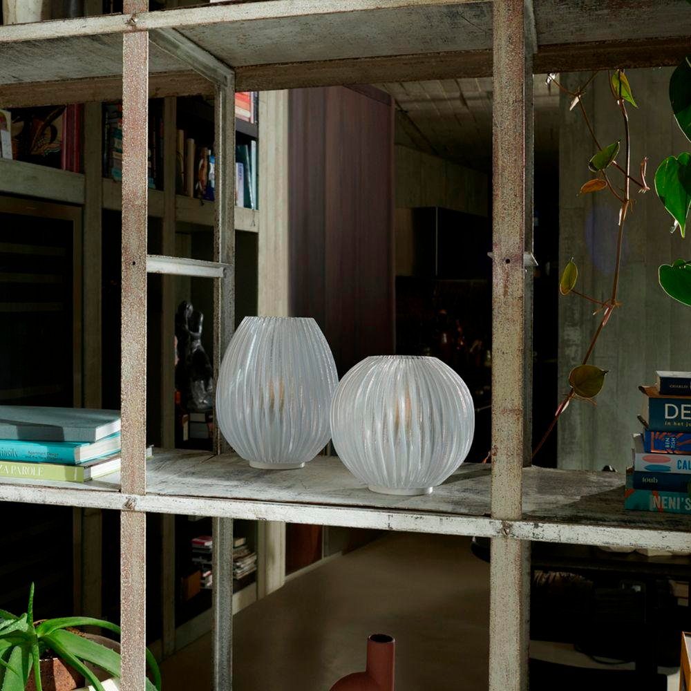 Philips Tischleuchte 3D-Druck Tischleuchte Mycreation Jagg One in Weiß und Transparent E27, keine Angabe, Leuchtmittel enthalten: Nein, warmweiss, Tischleuchte, Nachttischlampe, Tischlampe