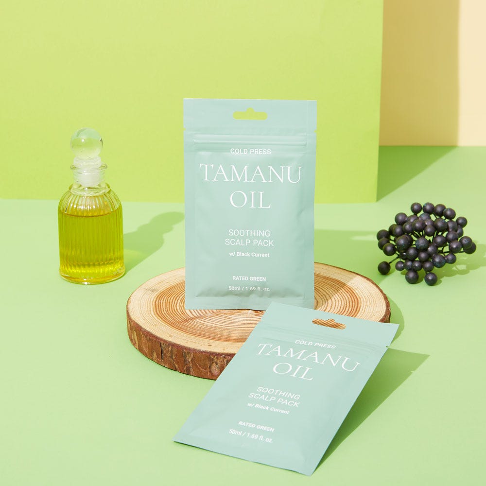Rated Green Cold Pressed Tamaru Oil Soothing Scalp Pack 50 ml