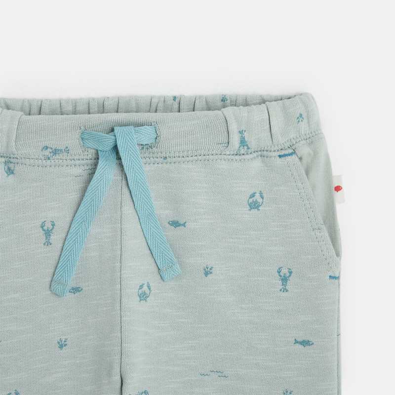 Jogging bébé garçon en molleton bleu Absorba