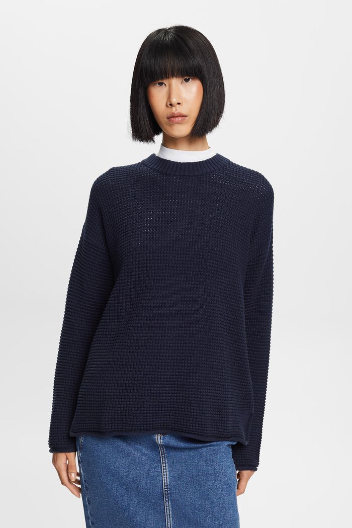 Pullover aus Strukturstrick