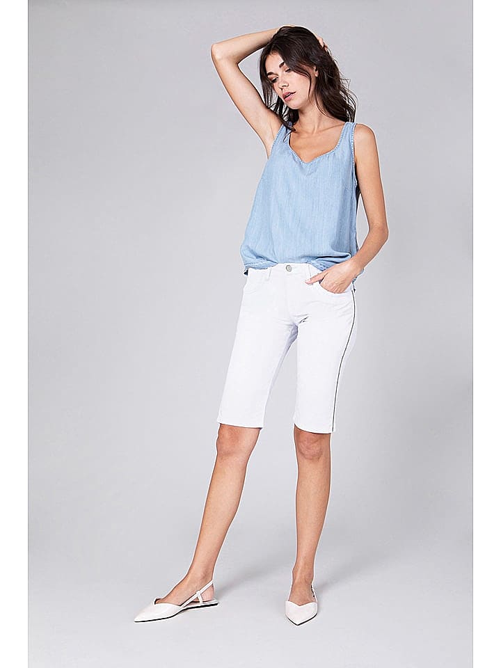 Blue Fire Bermudas in Weiß günstig kaufen W30