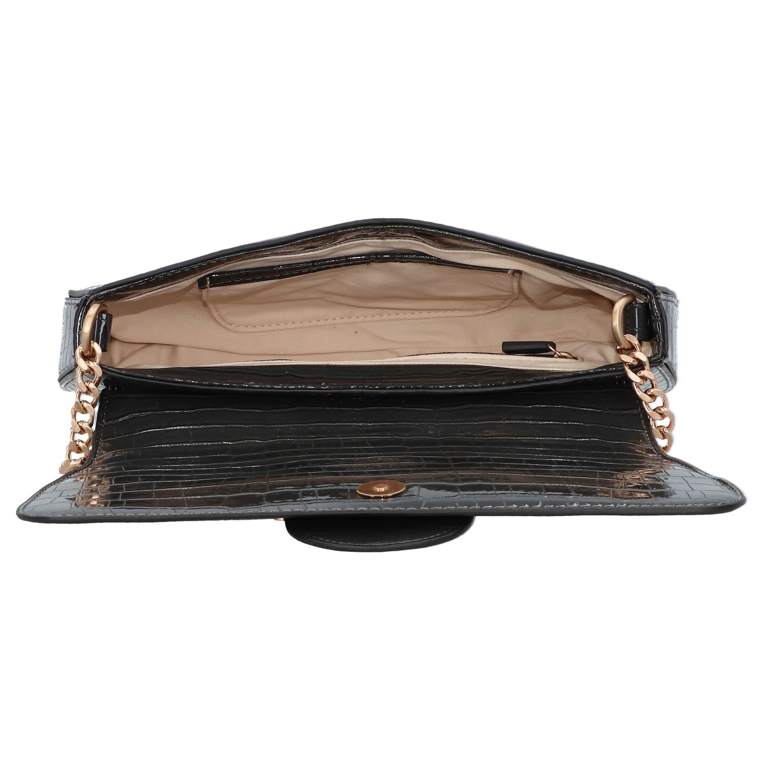 Domenica Croco Schultertasche 27.5 cm