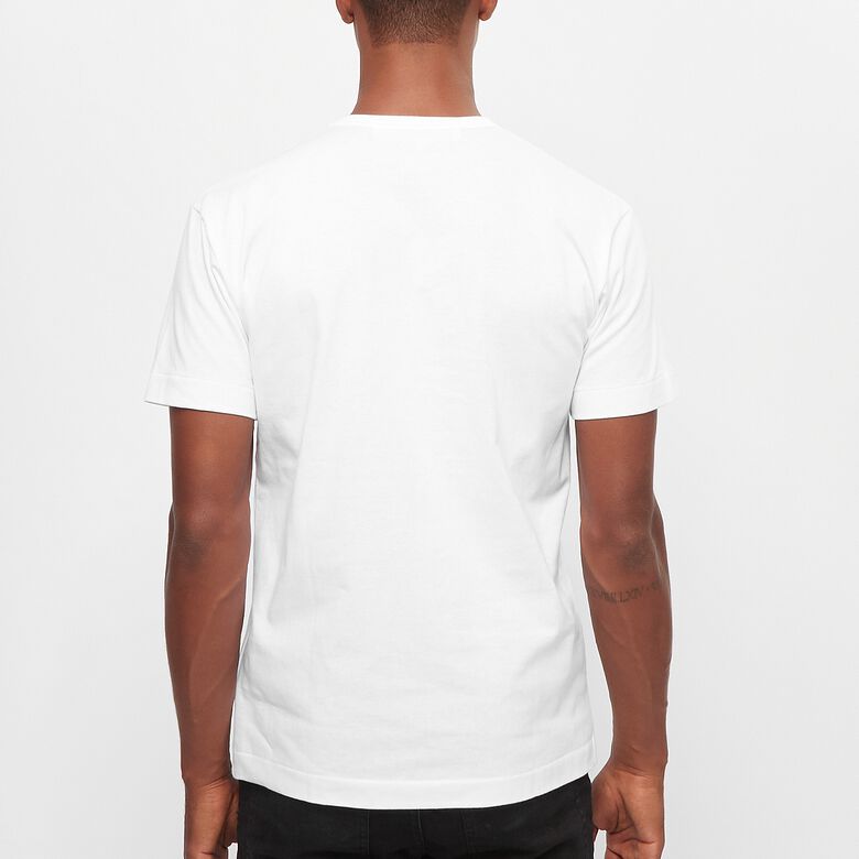 Comme des Garcons Play Gold Heart T-Shirt white