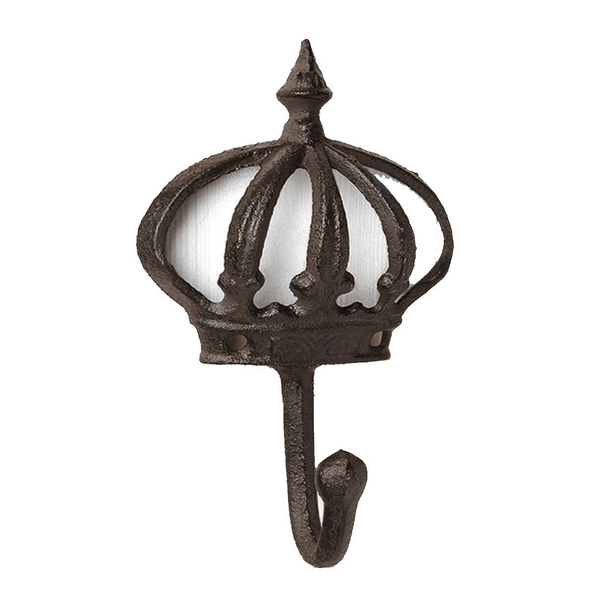 Linoows Wandhaken Wandhaken, Haken Krone, Antiker Garderobenhaken Kaiserkrone, alle Räume, (1-St), Wandhaken im Antikstil aus Gusseisen