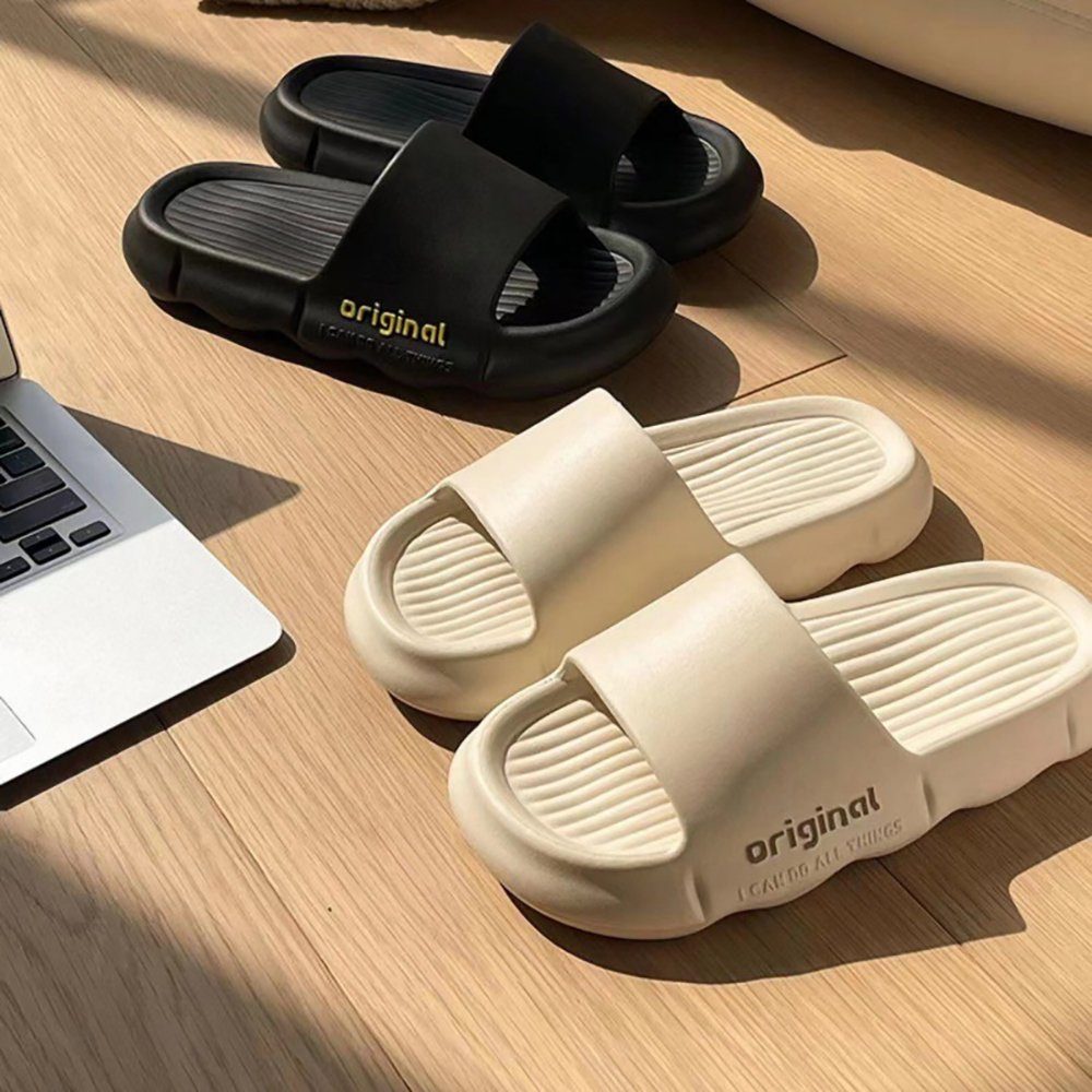 Geistesblitz Badeschuhe Unisex Badesandale (Badeschlappen Unverzichtbare Hausschuhe für das Badezimmer, 1-tlg., Schnell Trocknende Duschhausschuhe) rutschfeste Badelatschen