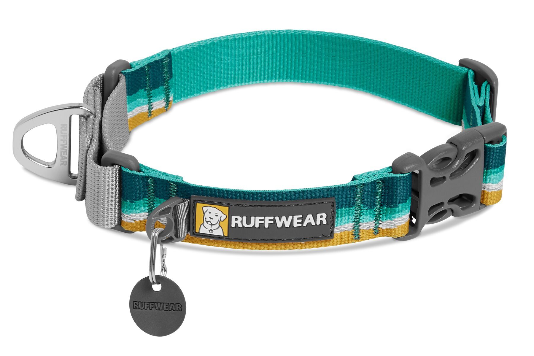 Ruffwear Hundehalsbänder Ruffwear Web Reaction™ Halsband grün S