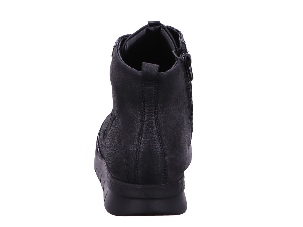 WALDLÄUFER Schnür-Stiefeletten schwarz 2XBRONX NAJA TAIPEI BRONX