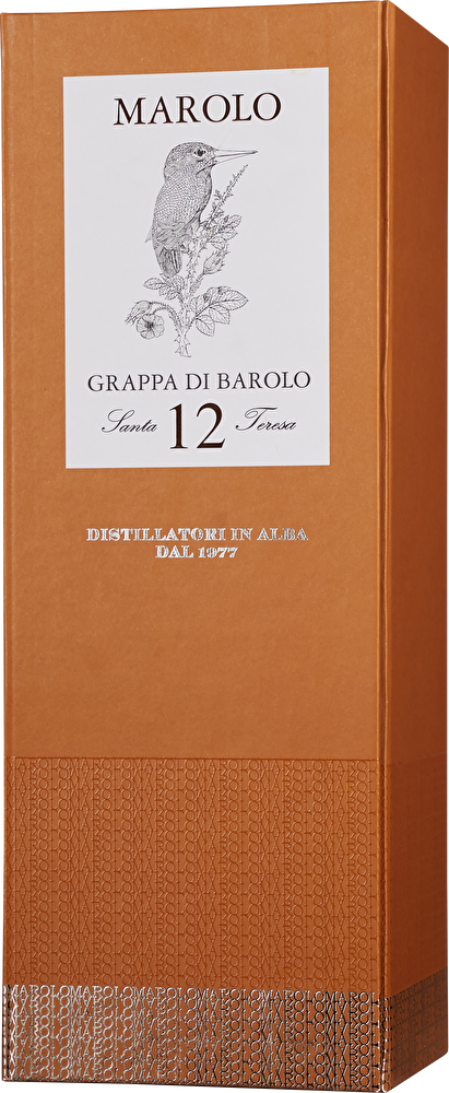 Marolo Grappa di Barolo 12 Anni 0,7 Liter im Geschenkkarton