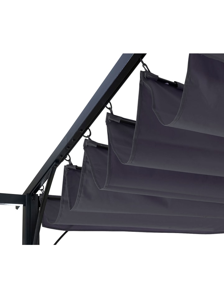 MCW Pergola C42 mit Schiebedach, 3,5x3,5m grau günstig kaufen onesize