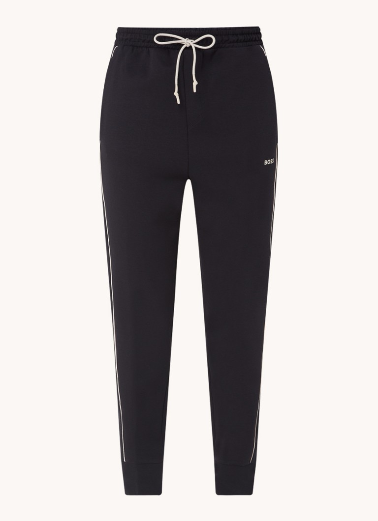 Pantaloni de trening HUGO BOSS Hadiko slim fit cu logo și buzunare laterale