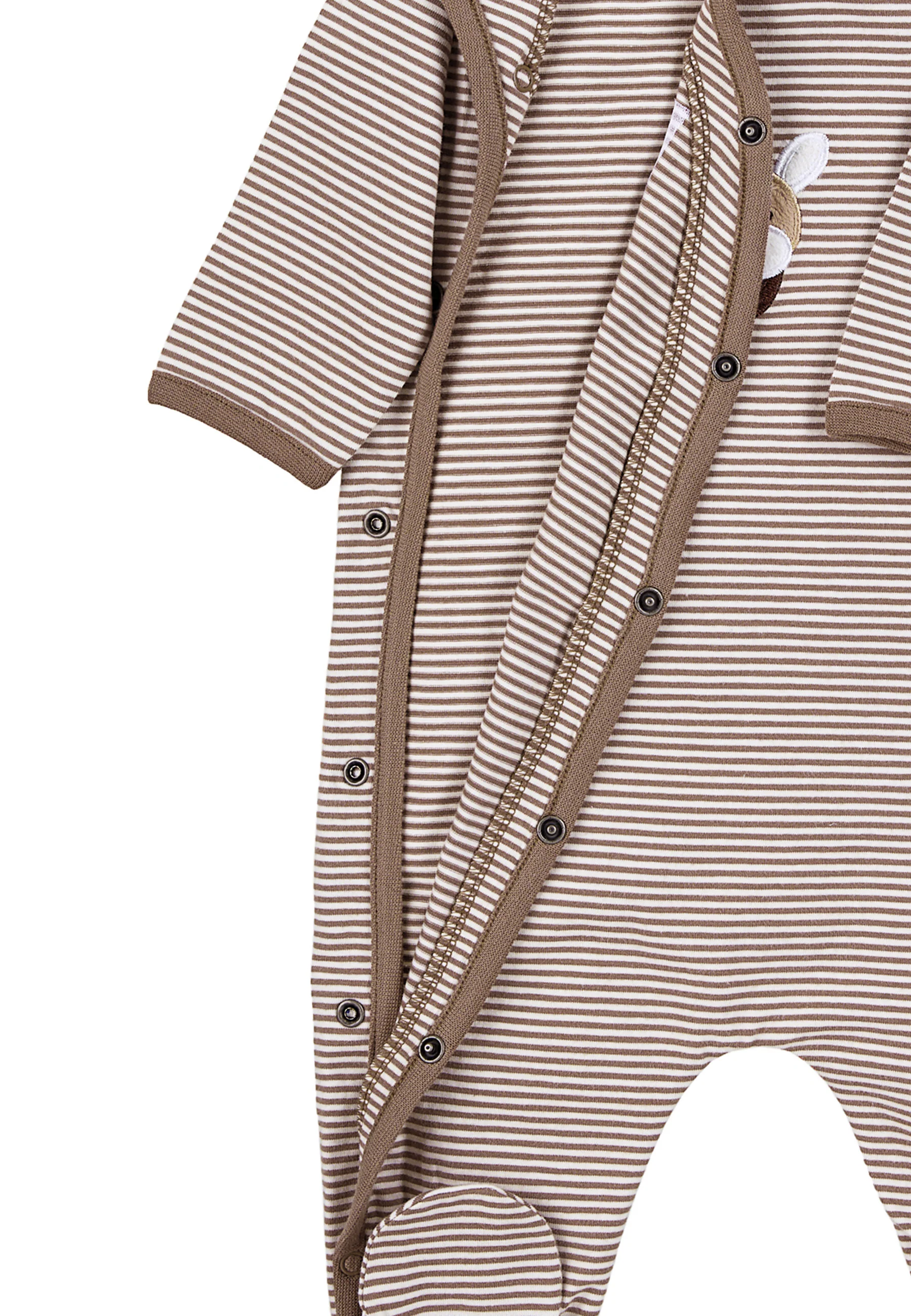 GOTS Strampler-Einteiler Esel Emmi, Single Jersey