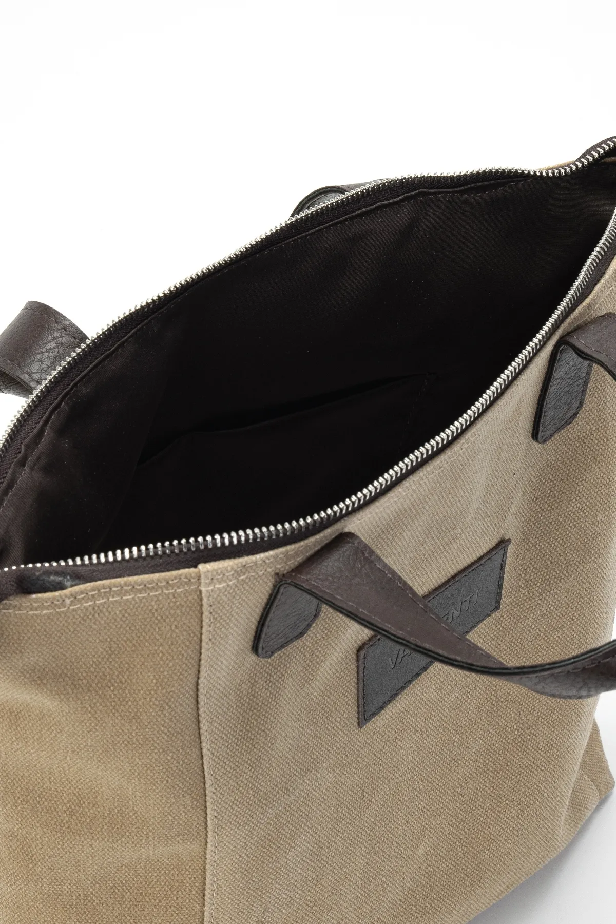 Valmenti  Senfgelbe CANVAS-Handtasche für Damen