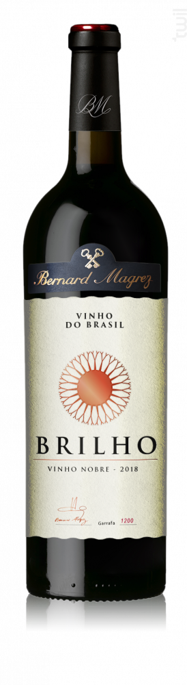 Brilho Vinho Nobre Bernard Magrez Vin Rouge●AOC du Rio Grande Do Sul 2018 75cl