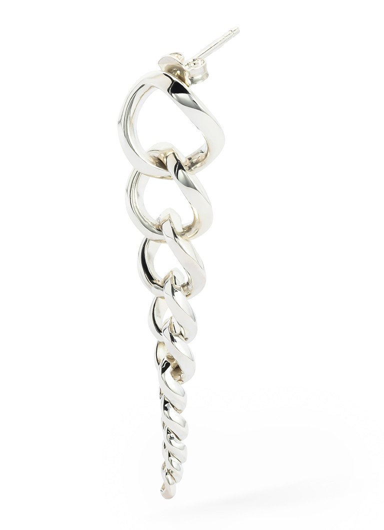 Buddha to Buddha Single silver earring