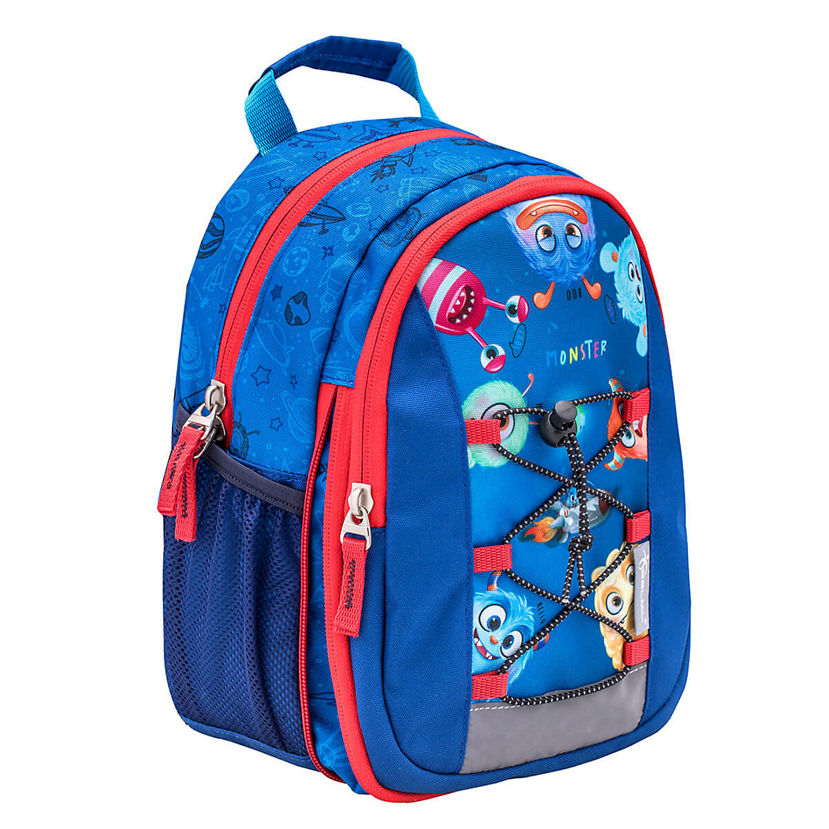 Kindergartenrucksack Mini Kiddy Kindergartenrucksack für 1-3 Jährige Kinder mit Brustgurt blau