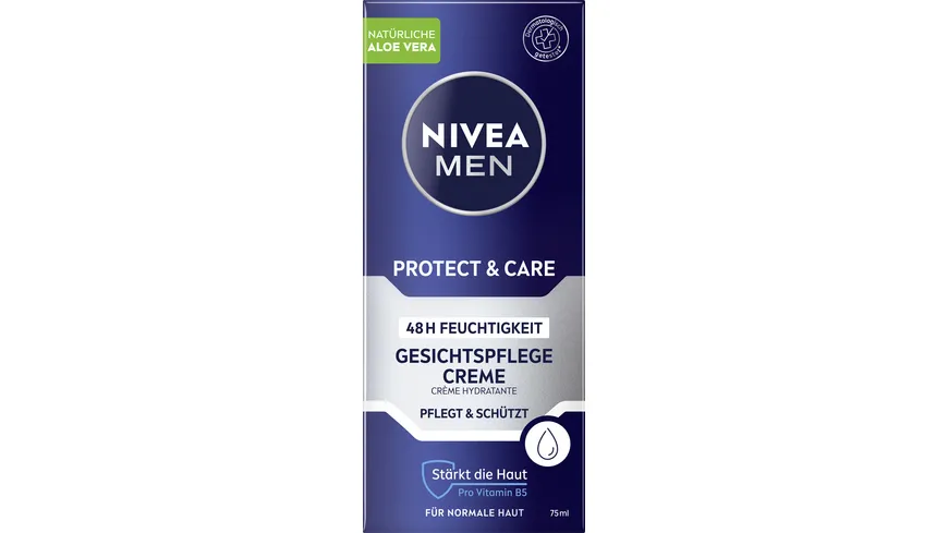 NIVEA MEN Protect & Care Gesichtspflege Creme 75 ml