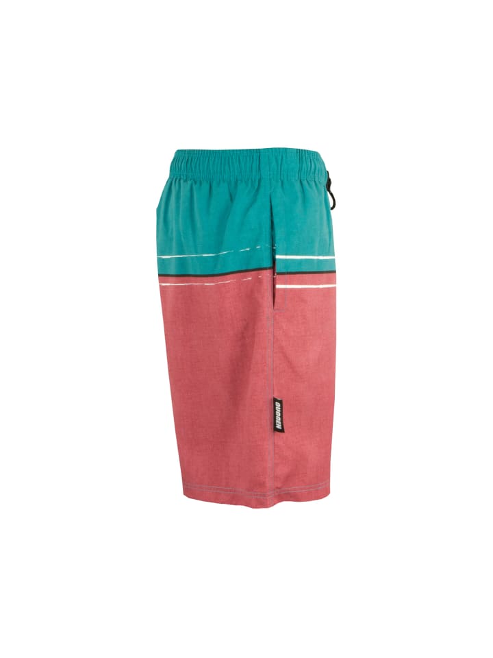 GUGGEN MOUNTAIN Badehose für Herren in rot in rot günstig kaufen