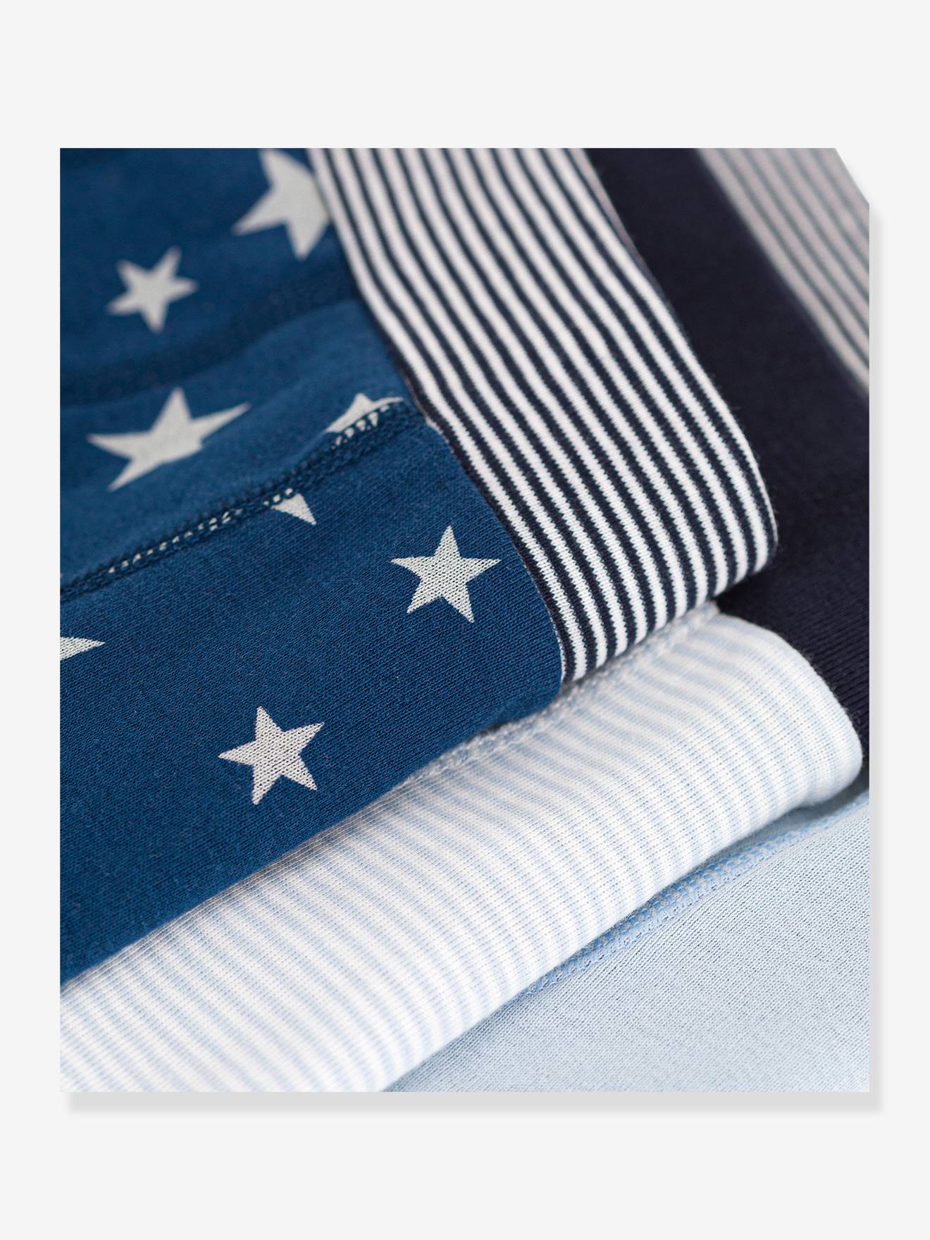 Petit Bateau 3er-Pack Jungen Boxershorts mit Sternen PETIT BATEAU - weiß bedruckt