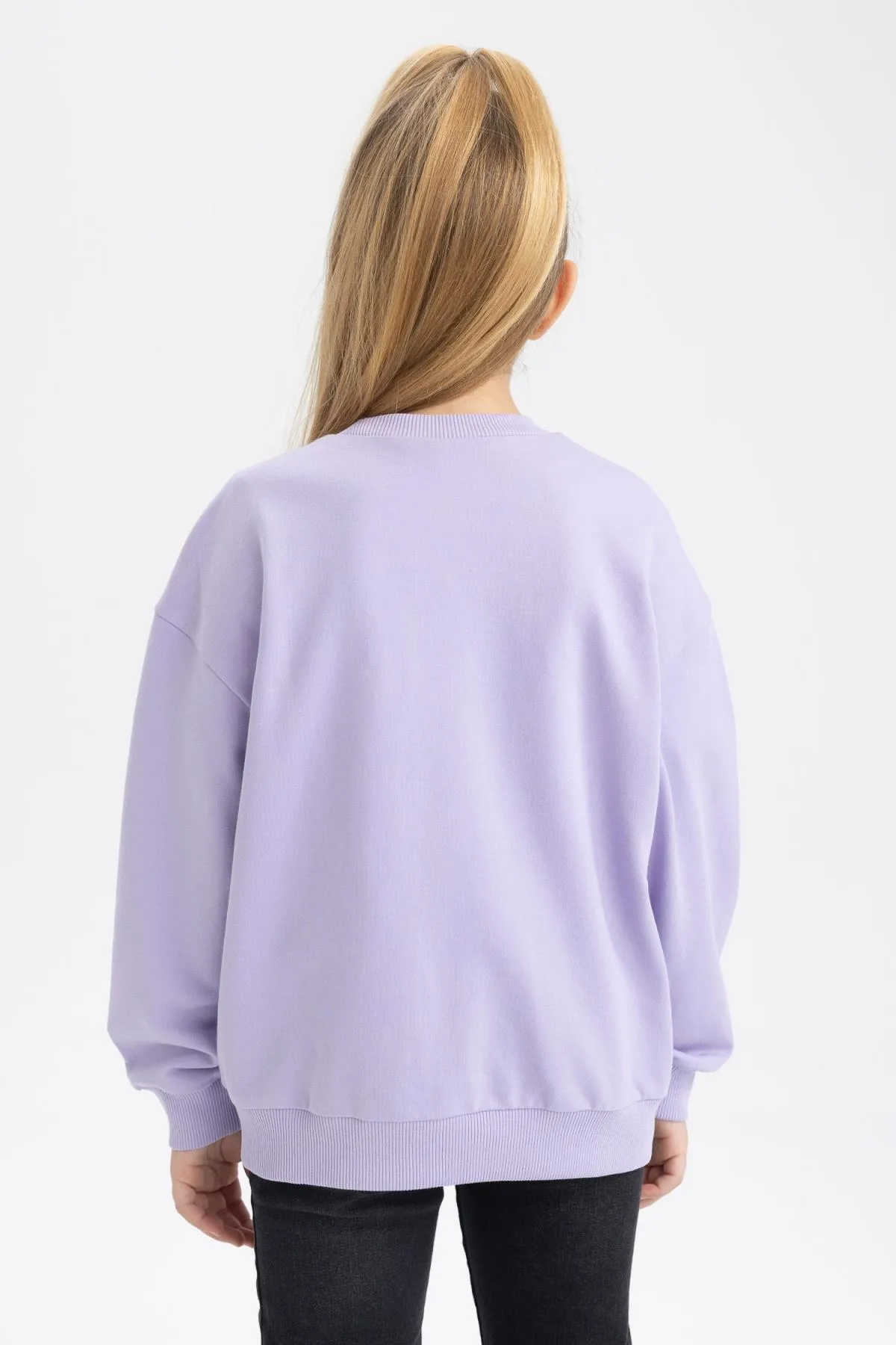 DeFacto  Bedrucktes Sweatshirt mit Rundhalsausschnitt und Relaxed Fit für Mädchen Z4188a623sp