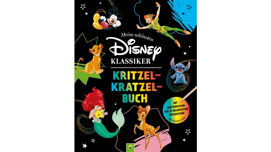 Meine schönsten  Klassiker Kritzel-Kratzel-Buch Mit den bekanntesten Geschichten zum Kreativsein und Rätseln