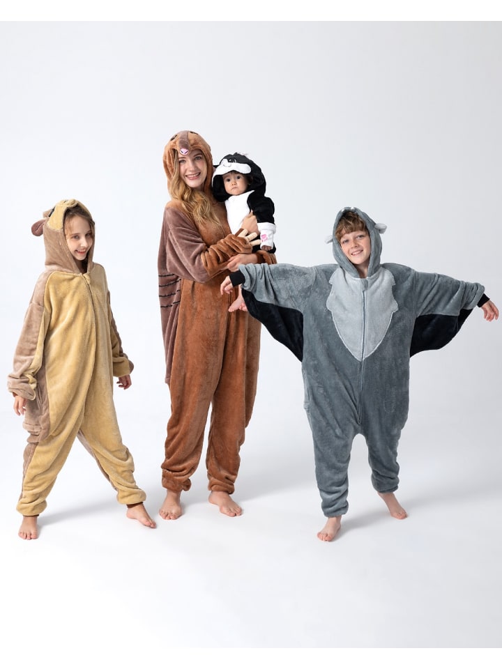 Corimori Fledermaus Kostüm Fasching in Anthrazit günstig kaufen