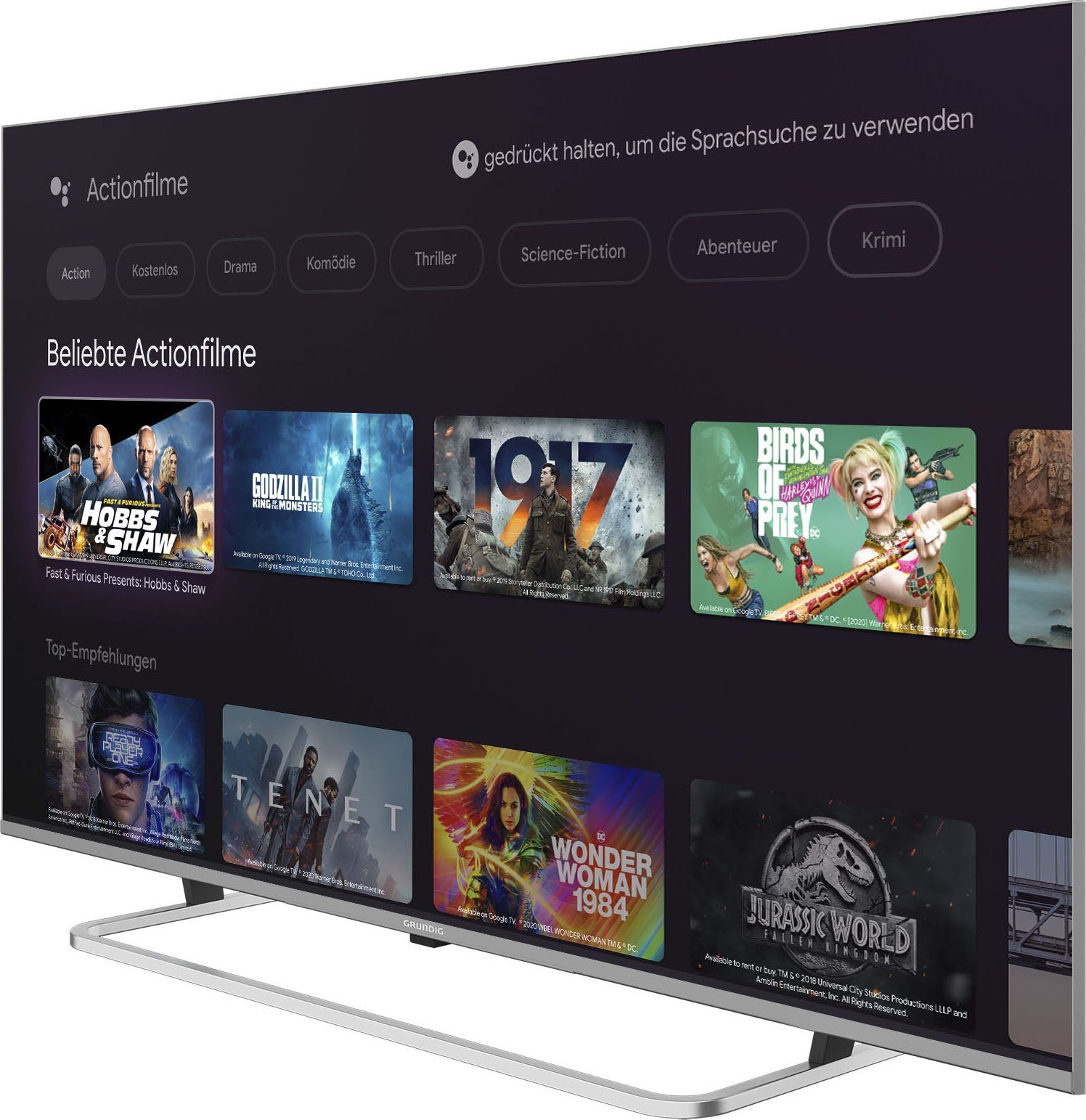 Grundig 75 VOE 83 CV4T00 LED-Fernseher (189 cm/75 Zoll, 4K Ultra HD, Google TV, Smart-TV)