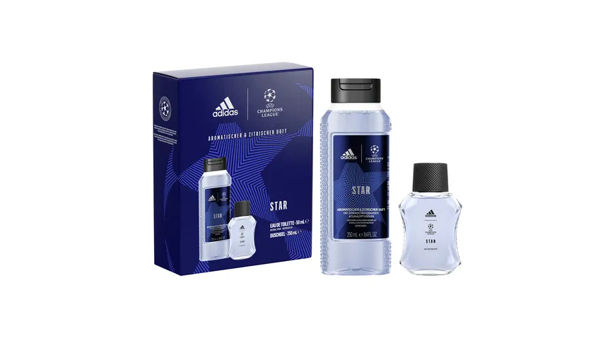 adidas UEFA Eau de Toilette und Duschgel Geschenkpackung