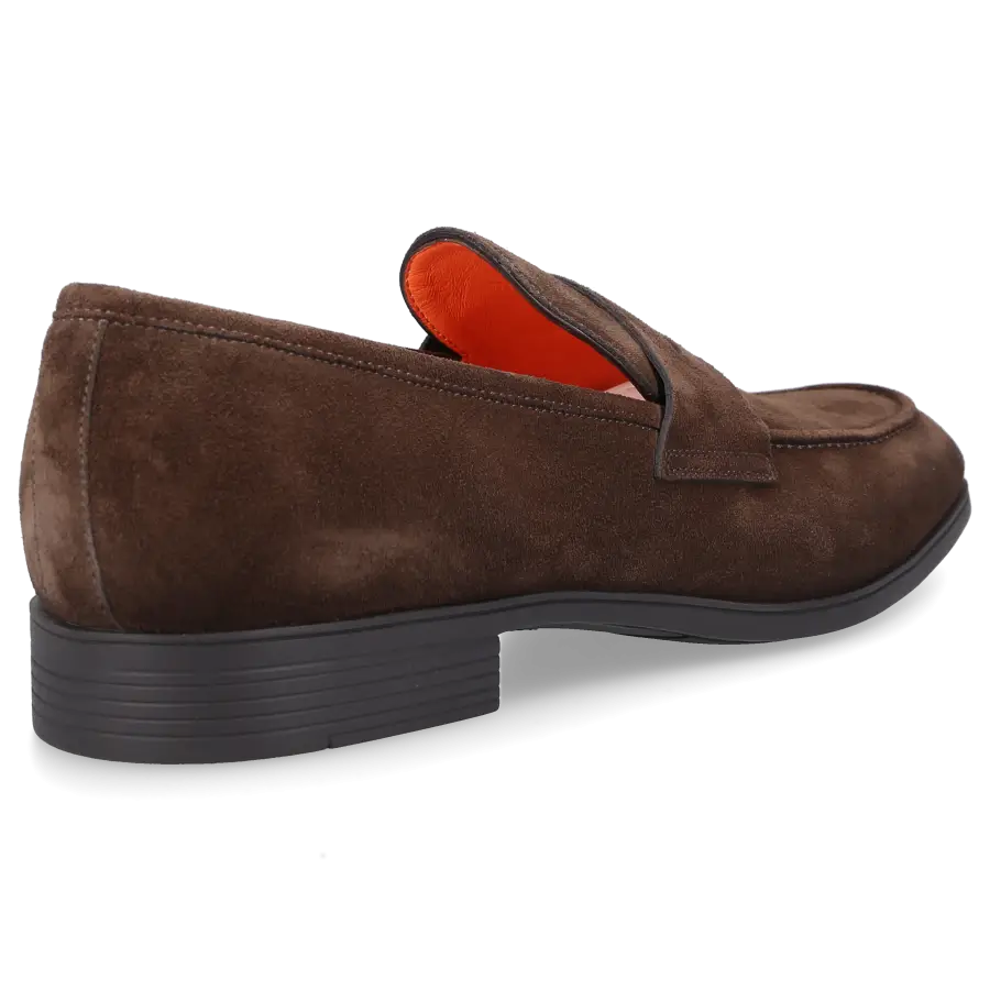 Santoni - Loafer 17944 Veloursleder - braun