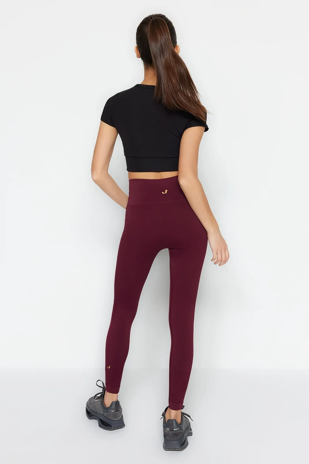 Jerf  Sport-Leggings - Bordeaux - Mittlerer Bund