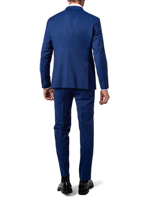 BALDESSARINI, Anzug mit Weste, Slim Fit, Schurwolle, indigo