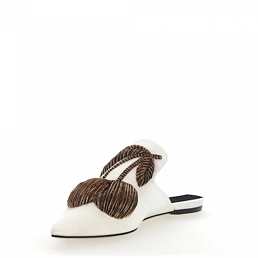 SANAYI 313 - Slipper 102721 Textil - weiß