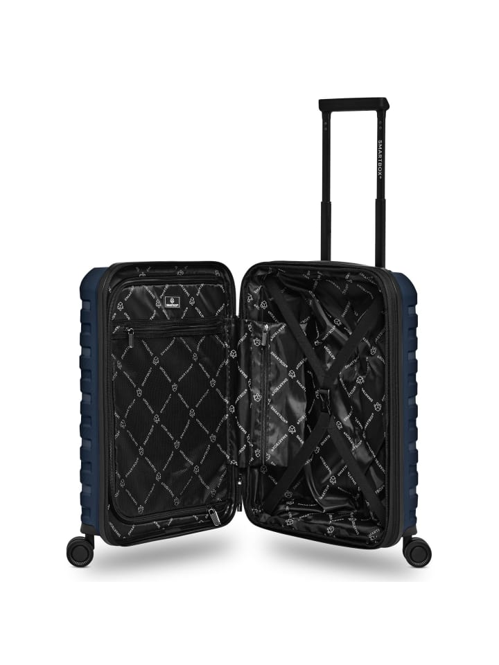 Smartbox Edition 01 4 Rollen Kabinentrolley 55 cm mit Dehnfalte in navy günstig kaufen onesize