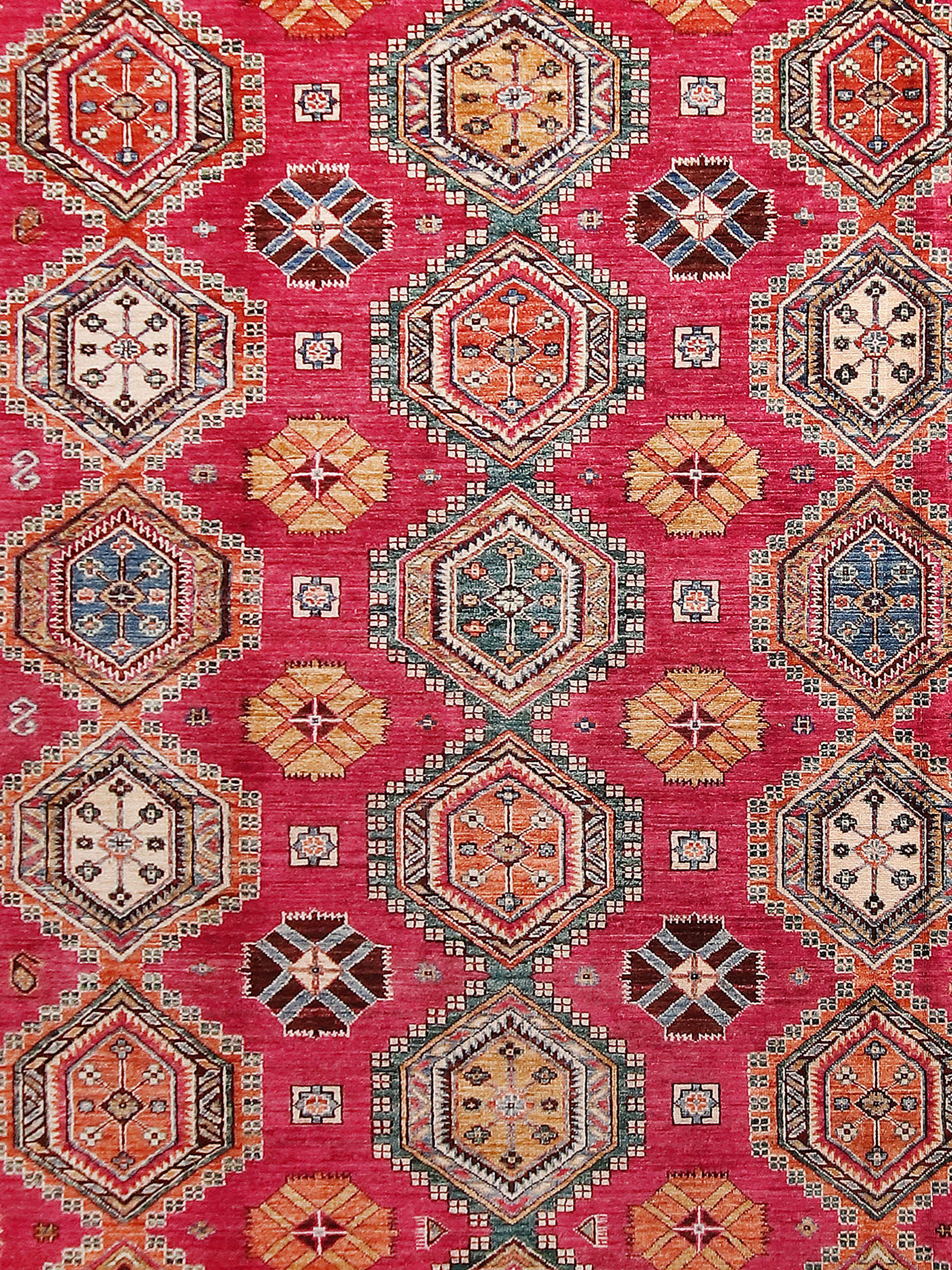 Kazak Ghazni ca. 249 x 357 cm, Unikat / Einzelstück