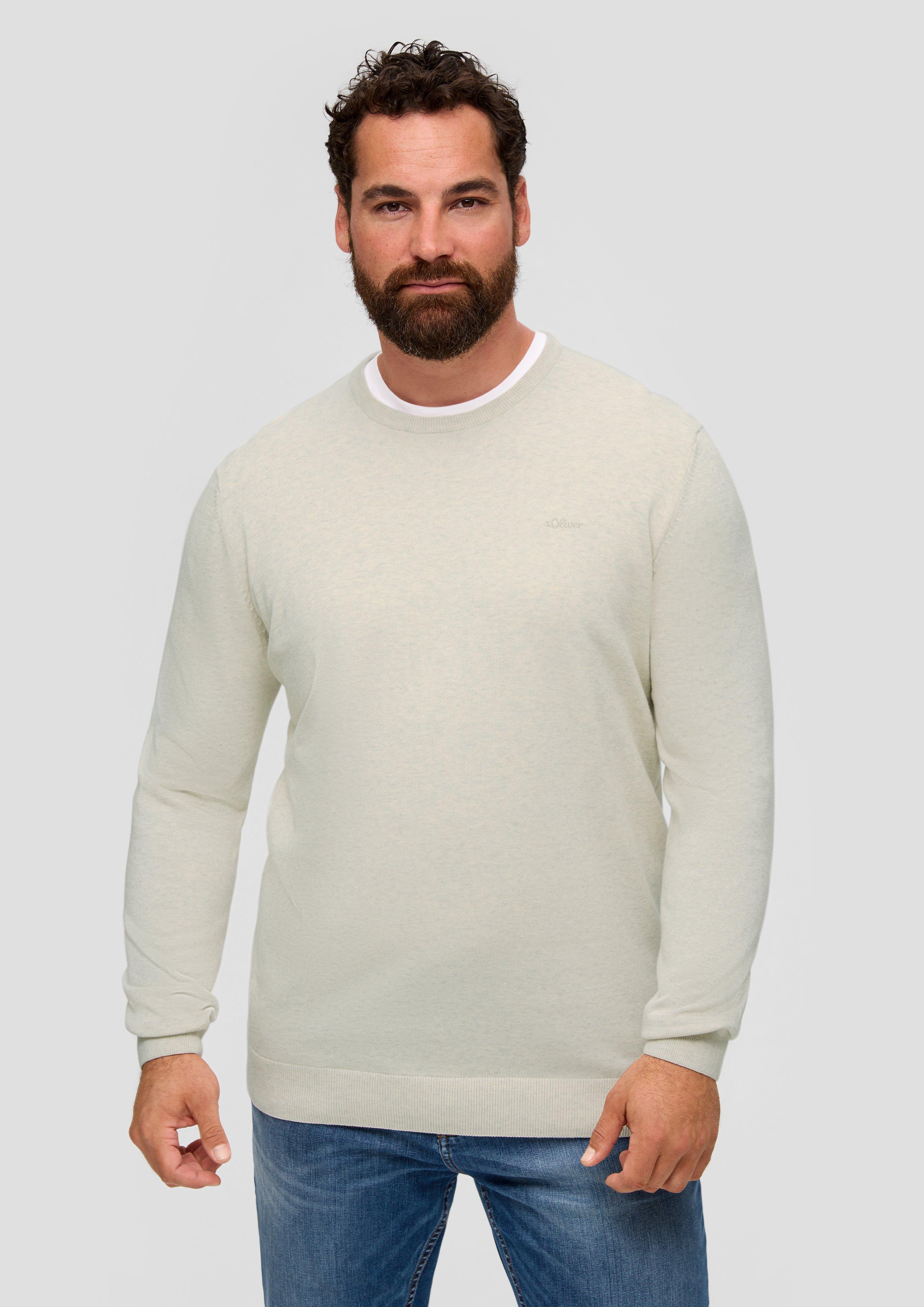 Strickpullover mit Logo-Stickerei  2148210-03W0