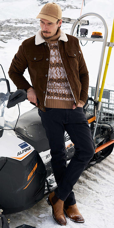 Pepe Jeans, Lässige Cordjacke, Komplett-Outfit