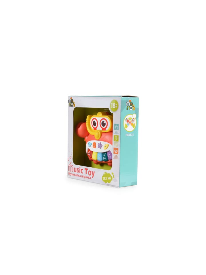 Moni Musikspielzeug Krabbe HE0535 in rot günstig kaufen onesize
