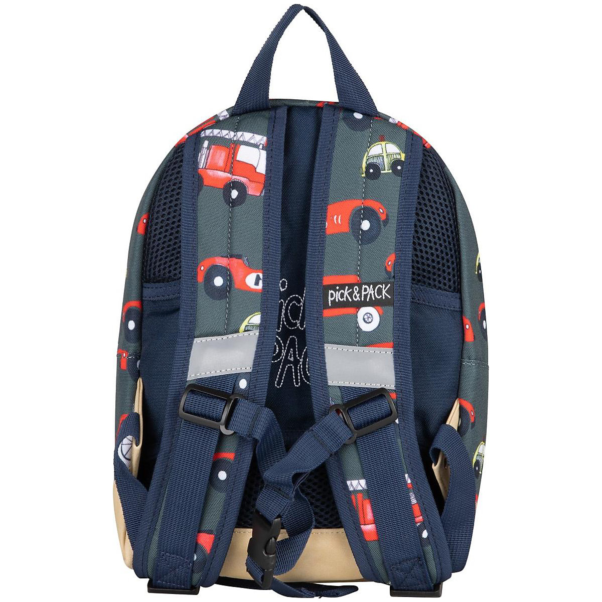 Kinderrucksack S Cars Leaf Green