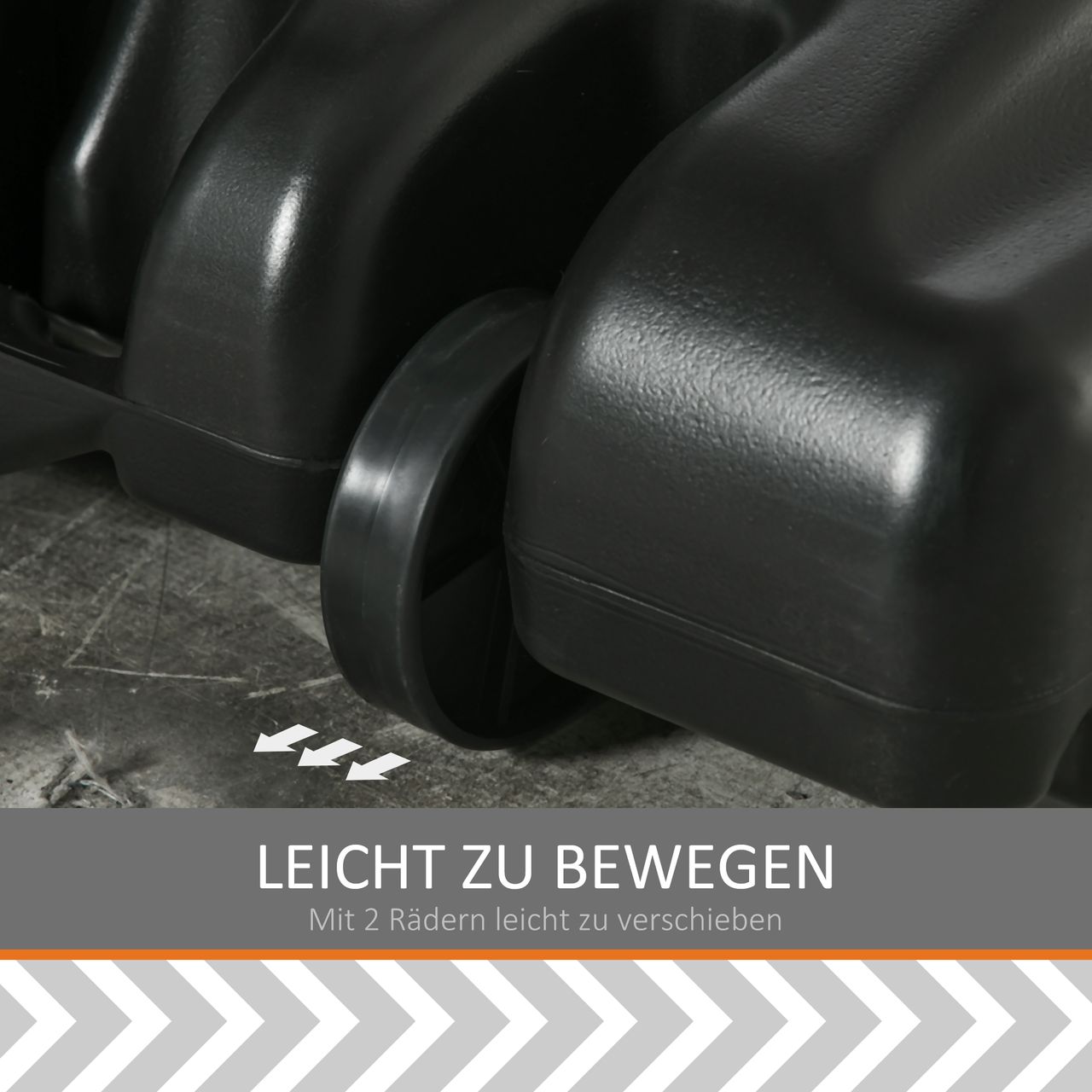 HOMCOM Basketballständer mit Rädern rollbar 260-310 cm höhenverstellbar Basketballkorb mit Ständer geeignet für den Außen- und Innenbereich Stahl Kunststoff Schwarz