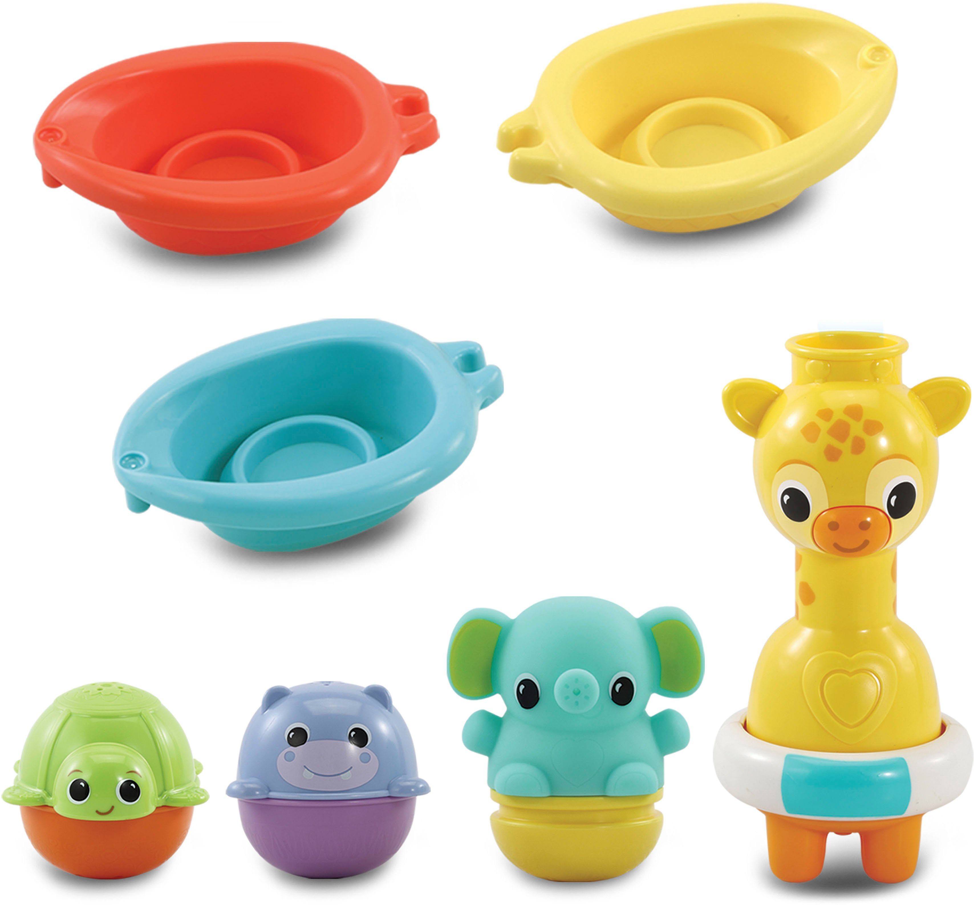 Vtech® Badespielzeug Vtech Baby, Babys Badeset, inklusive Netz