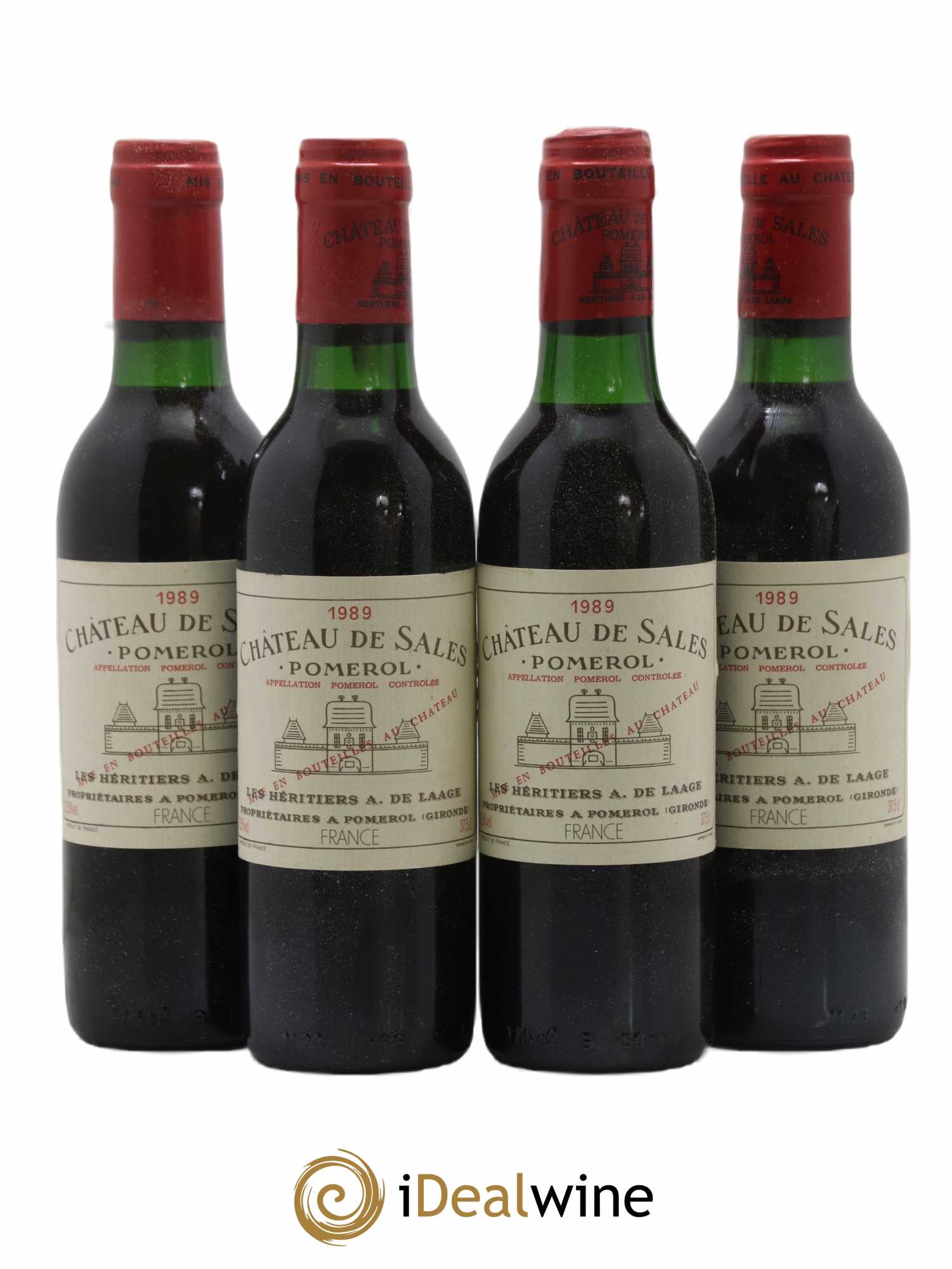 Château de Sales  1989 - Lot de 24 Demi-bouteilles