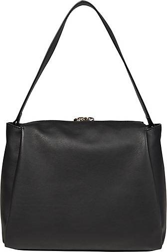 Marc O'Polo Crossbody Bag medium aus fein genarbtem Rindleder