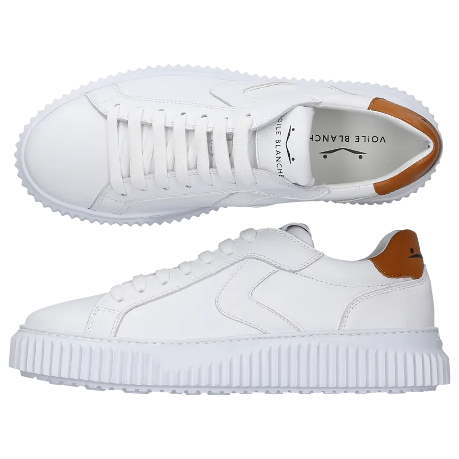 VOILE BLANCHE - Sneaker low LIPARI Veloursleder - weiß