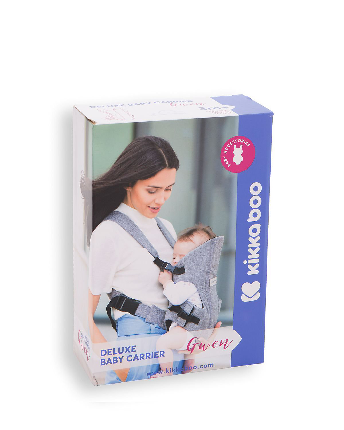 Babytrage Gwen Bauchtrage Rückentrage breite Schultergurte, verstellbar Babytragen