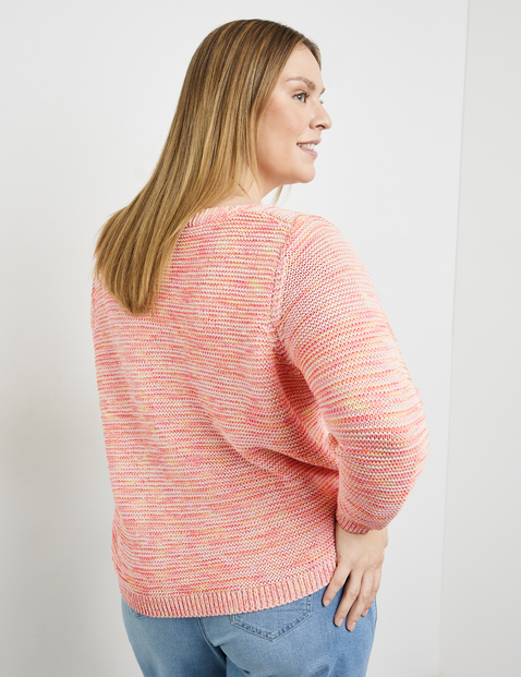 Pullover aus Multicolour Garn