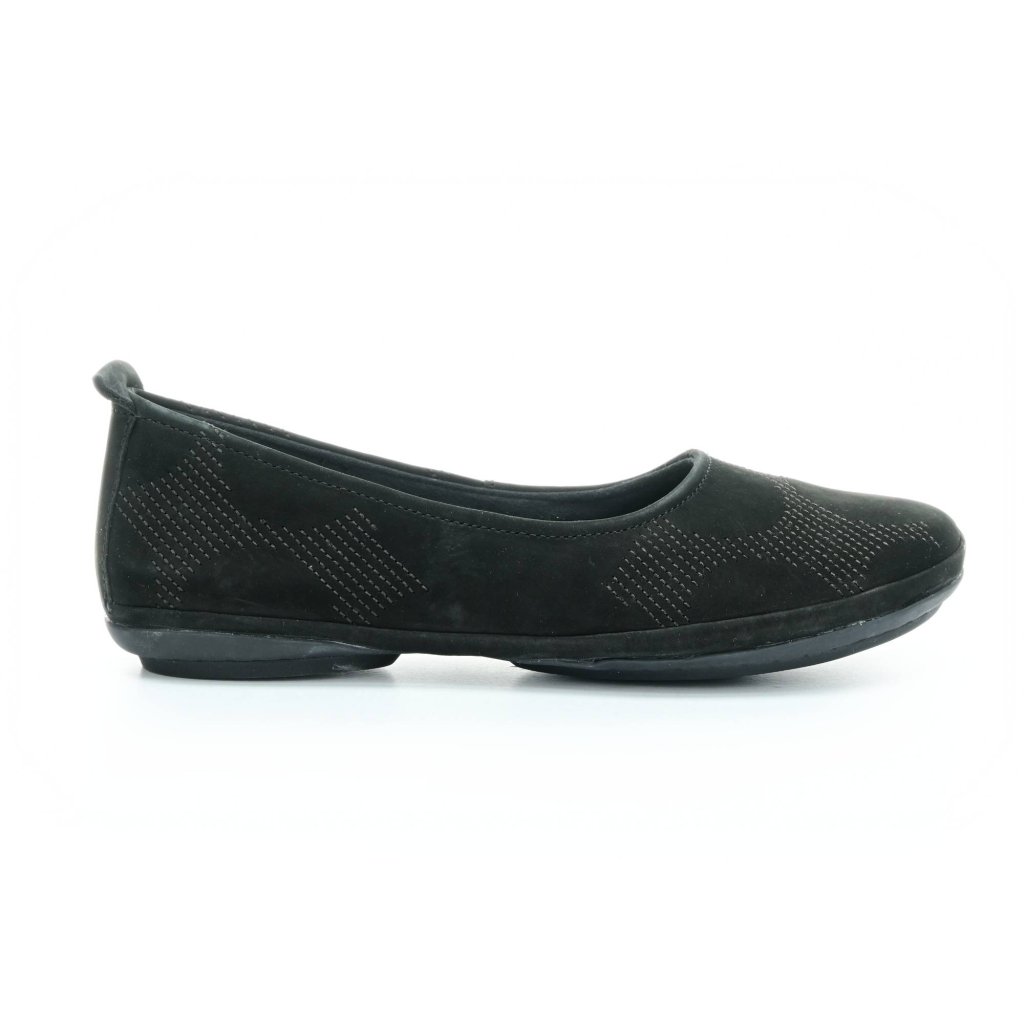 Camper TWS Lara Negro Stickerei Negro Black (K201513-006) Ballerinas