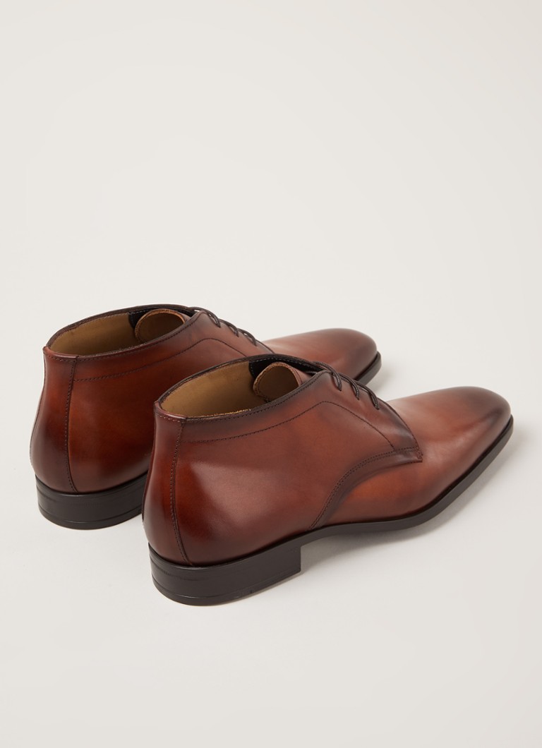 Skórzane, sznurowane buty Giorgio Scandicci