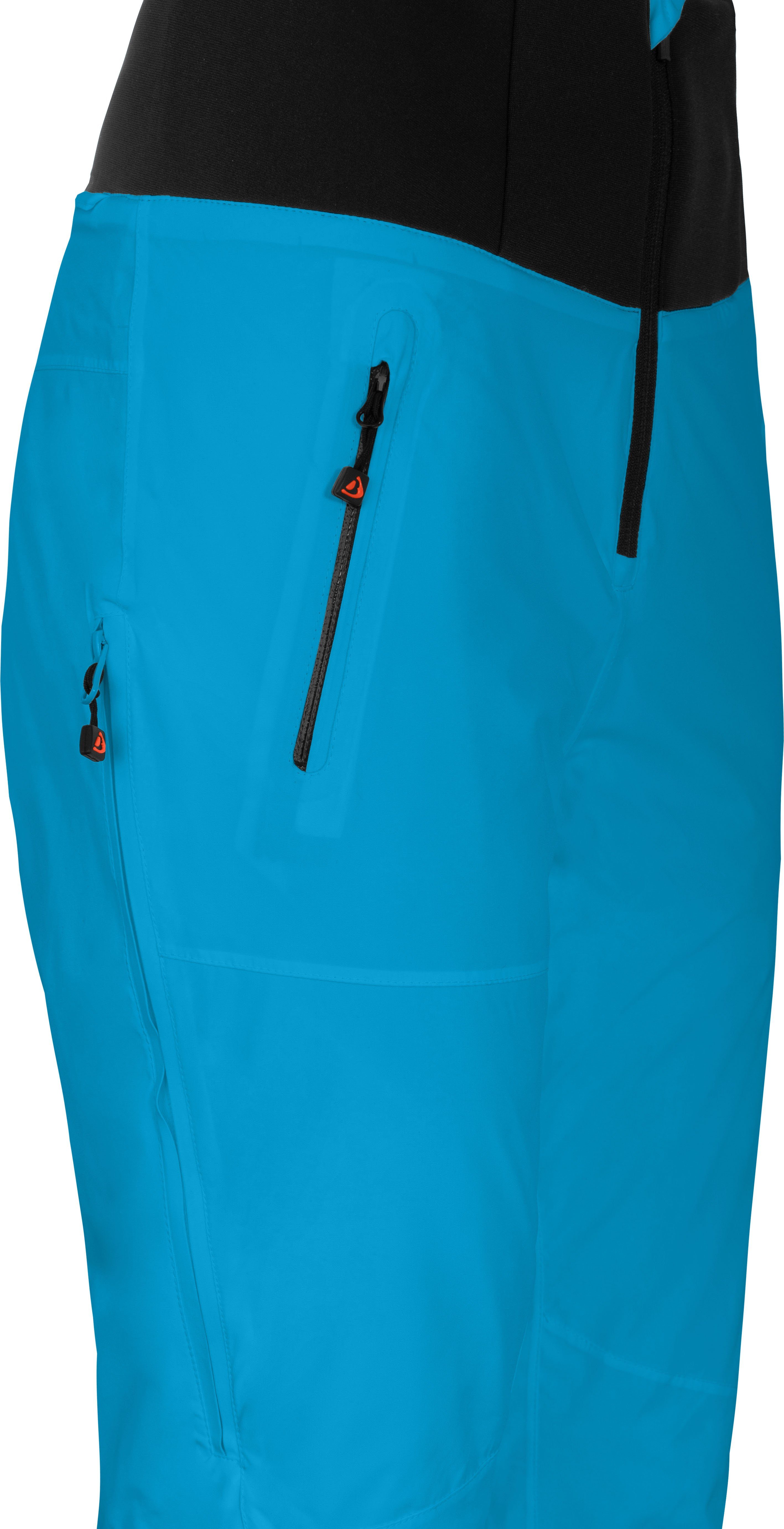Bergson Skihose MIEN Slim Damen Skihose, wattiert, 20000 mm Wassersäule, Normalgrößen, Ozean blau