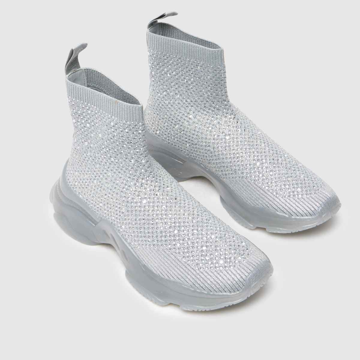 Steve Madden – Master R – Silverfärgade sockskor