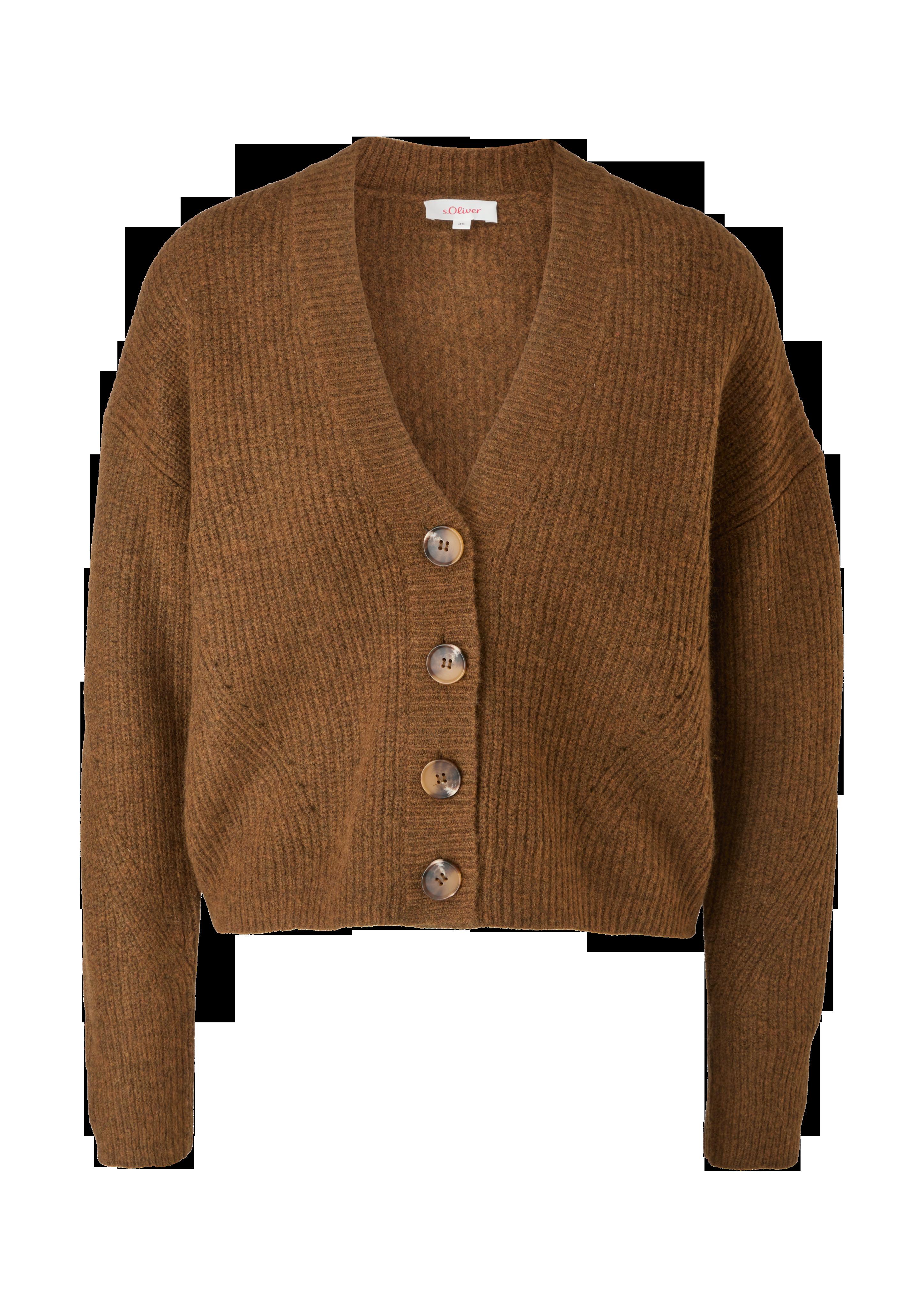Strickjacke aus Wollmix  2120904-87W9