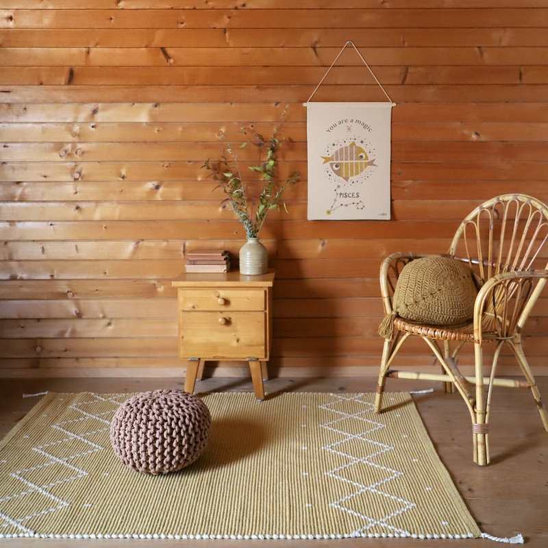 Tapis bohème 100x150cm MALLORCA